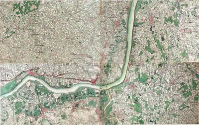 Rupelmonde, बेल्जियम का नक्शा द्वारा जोसेफ जीन फ्रेंकोइस